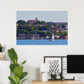 Poster Cardiff Bay, Cardiff, Pays de Galles. (Bureau à domicile)