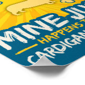 Poster Cardigan Welsh Corgi Funny Dog Addiction  (Coin)