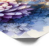 Poster Cardinal at Birdbath Dreamy Garden Ar (Coin)