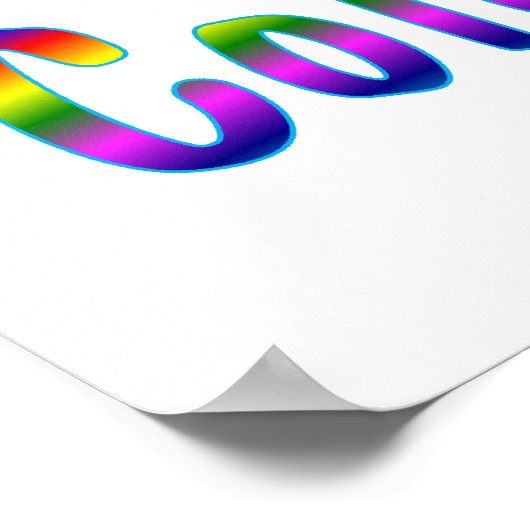 Poster Cardinal Couleur Mon Monde (Coin)