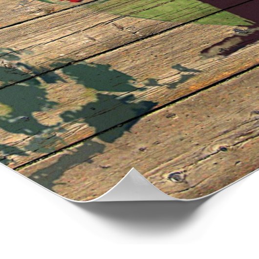 Poster Cardinal des oiseaux rouges Photo Mur de la nature (Coin)