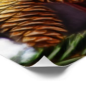 Poster Cardinal et Pinecones (Coin)