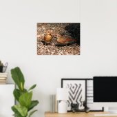 Poster Cardinal Mom & Baby (Bureau à domicile)