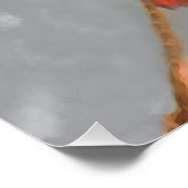 Poster Cardinal sur la peinture de branche - Art original (Coin)