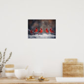 Poster Cardinaux d'art de l'affiche (Cuisine)