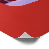 Poster Cardinaux de fête et aigles avec un joyeux Noël (Coin)