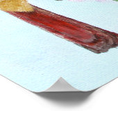 Poster Cardinaux et fleurs d'Apple (Coin)