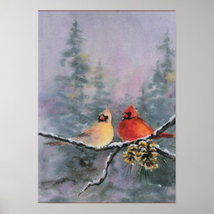 Poster CARDINAUX par SHARON SHARPE