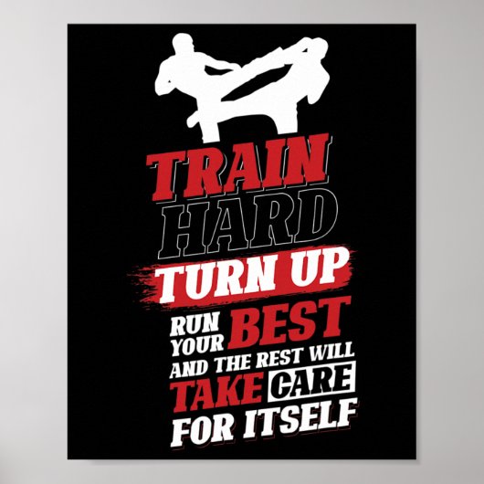 Poster Cardio Kickboxing Design For Kickboxer  (Devant)