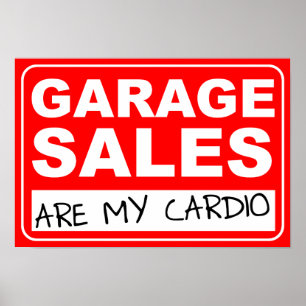 Poster Cardio Vente Garage