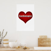 Poster Cardiologue Red Heart (Cuisine)