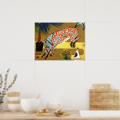 Poster Cardoso - Cheval Clown Salamandra (Cuisine)