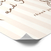 Poster Cards and gifts Bebe Cafe Brown Bow Handdrawn (Coin)