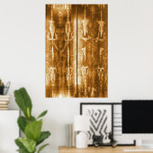 Poster Carénage de Turin Jésus Image avant et arrière (Bureau à domicile)