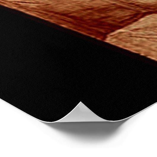 Poster Carénage de Turin, Vue frontale, Taille totale (Coin)