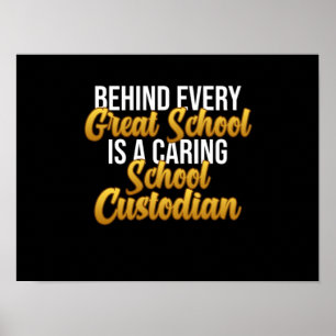 Poster Caretaker Janitor Appreciati