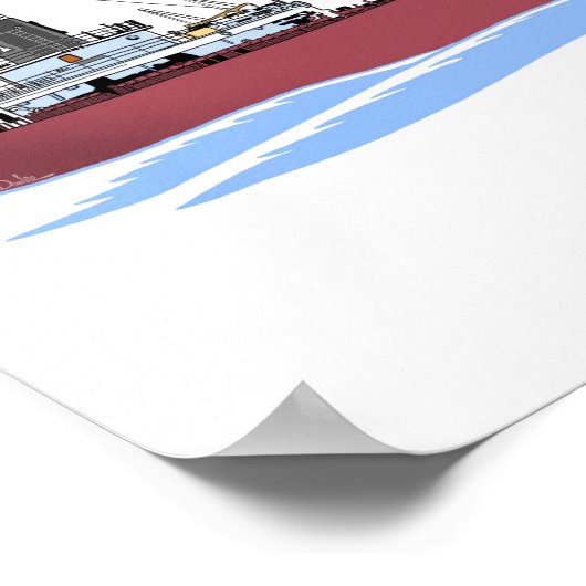 Poster cargo des Grands Lacs Charles L. Hutchinson (Coin)