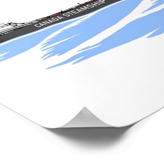 Poster cargo des Grands Lacs Frontenac sans engrenage noi (Coin)