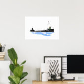 Poster cargo des Grands Lacs Grand Island (Bureau à domicile)