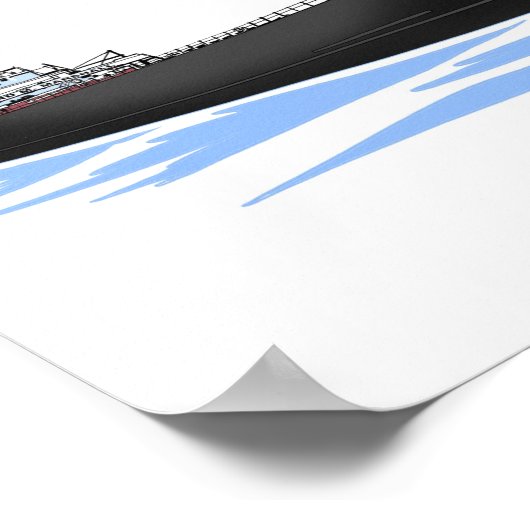 Poster cargo des Grands Lacs Richard M. Marshall (Coin)