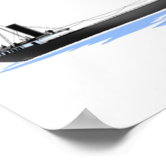 Poster cargo des Grands Lacs Saturn (Coin)