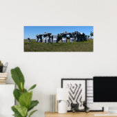 Poster Carhenge, Nebraska Panoramique 1 (Bureau à domicile)