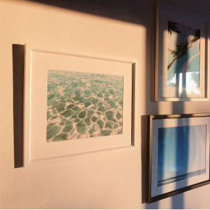 Poster Caribbean Water Pattern and Texture Photography