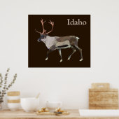 Poster Caribou des bois (Cuisine)