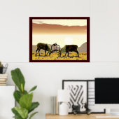 Poster Caribou Duel (Bureau à domicile)