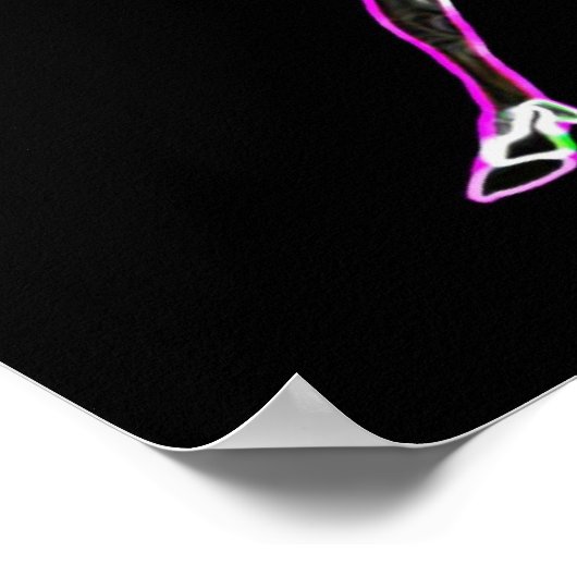 Poster Caribou électrique (Coin)