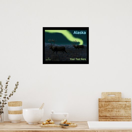 Poster Caribou - Longue Marche (Cuisine)