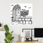 Poster Caricature 2059 (Bureau à domicile)