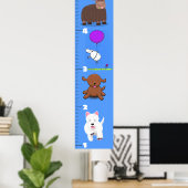 Poster Caricature amusante animaux de ferme graphique de  (Bureau à domicile)