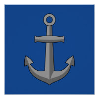 Caricature Ancre de bateau