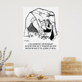 Poster Caricature anthropologique 1938 (Cuisine)