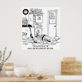 Poster Caricature Chaos 6292 (Cuisine)