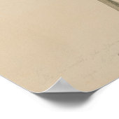 Poster Caricature d'Alexander Dumas Pere (Coin)