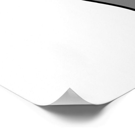 Poster Caricature de chat gris fumé (Coin)