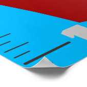 Poster Caricature de croissance des repas préférés (Coin)