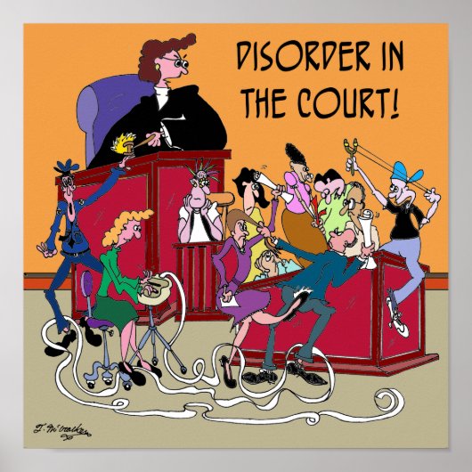 Poster Caricature de droit 6553 (Devant)