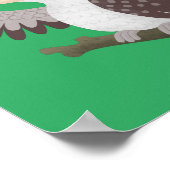 Poster Caricature de kookaburra drôle et drôle (Coin)