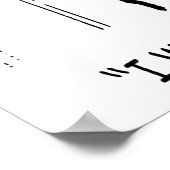 Poster Caricature de lapin 2647 (Coin)