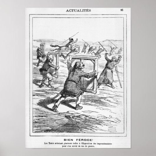 Poster Caricature de 'Le Charivari' (Devant)