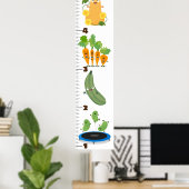 Poster Caricature de légumes mignons illustration graphiq (Bureau à domicile)