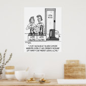 Poster Caricature de l'hôpital 1830 (Cuisine)