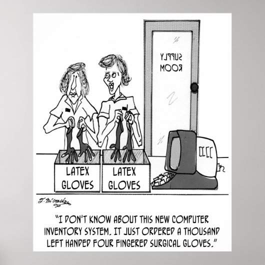 Poster Caricature de l'hôpital 1830 (Devant)