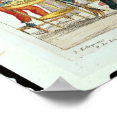 Poster Caricature de Louis XVI jouant aux échecs (Coin)