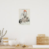 Poster Caricature de Napoléon III Otto (Cuisine)
