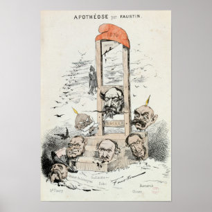 Poster Caricature de Napoléon III Otto
