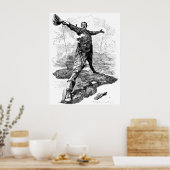 Poster Caricature de Rhodes Colossus par Edward Sambourne (Cuisine)